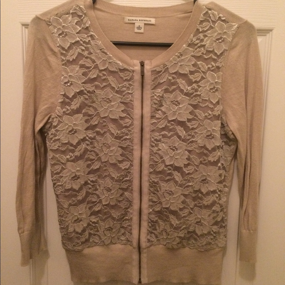 Banana Republic Lace Cardigan