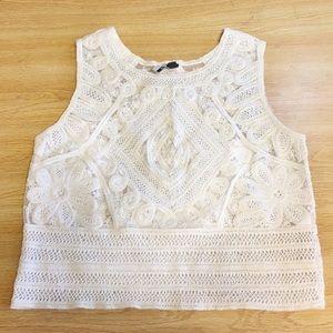 Topshop Crochet Summer Top