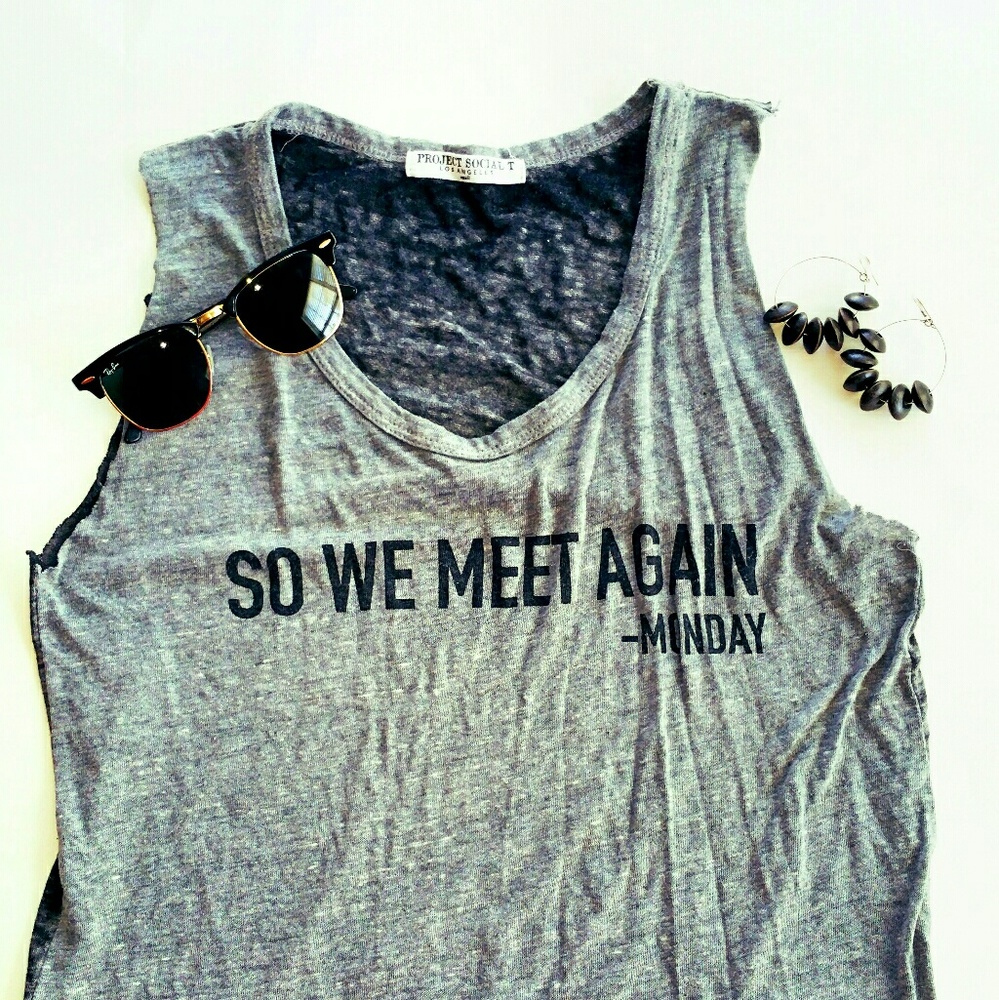 Sleeveless urban outfitters gray tank