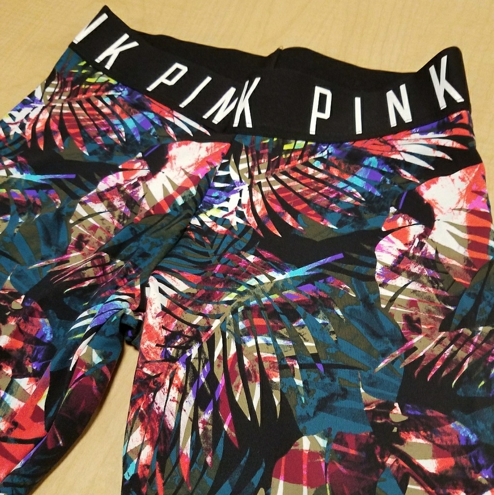 *SALE 15% OFF* PINK Jungle Print Crop Leggings