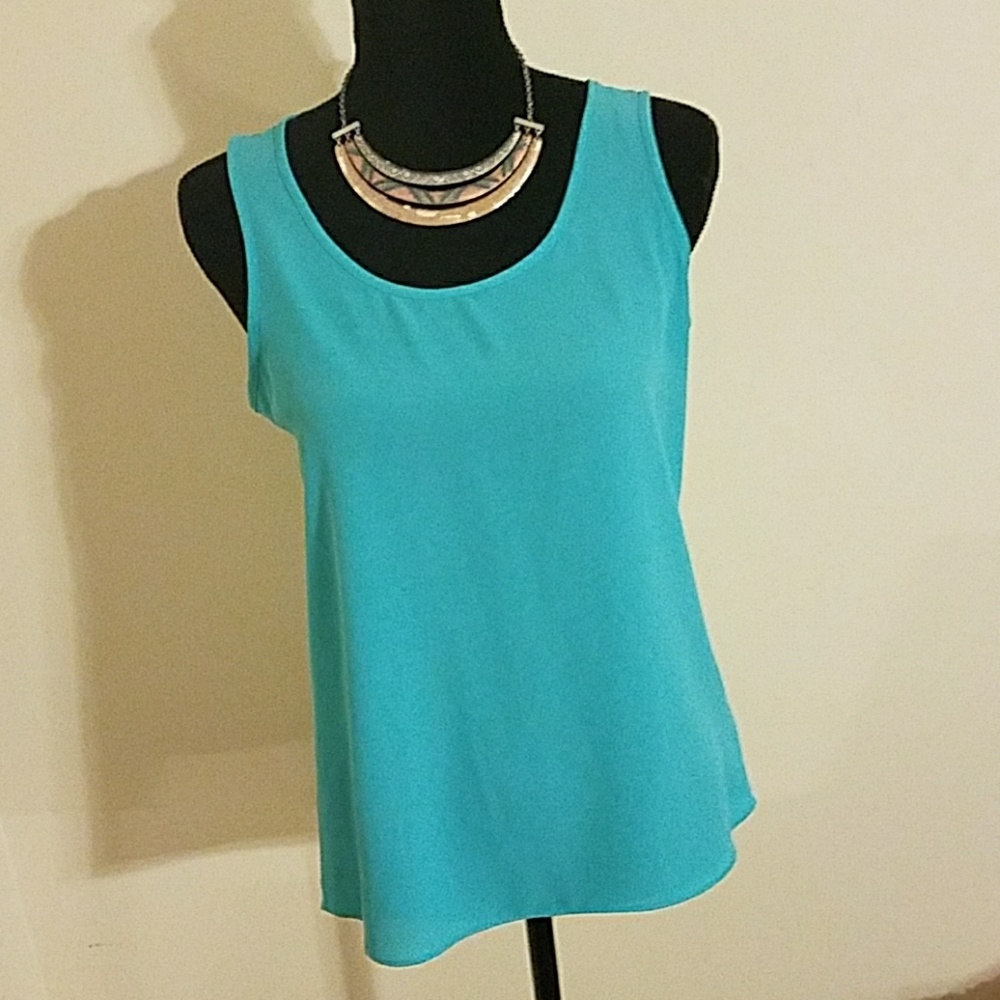 Open back Express tank top