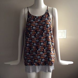 Porridge anthropologie layered luggage swing tank