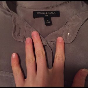 Banana republic silk shirt