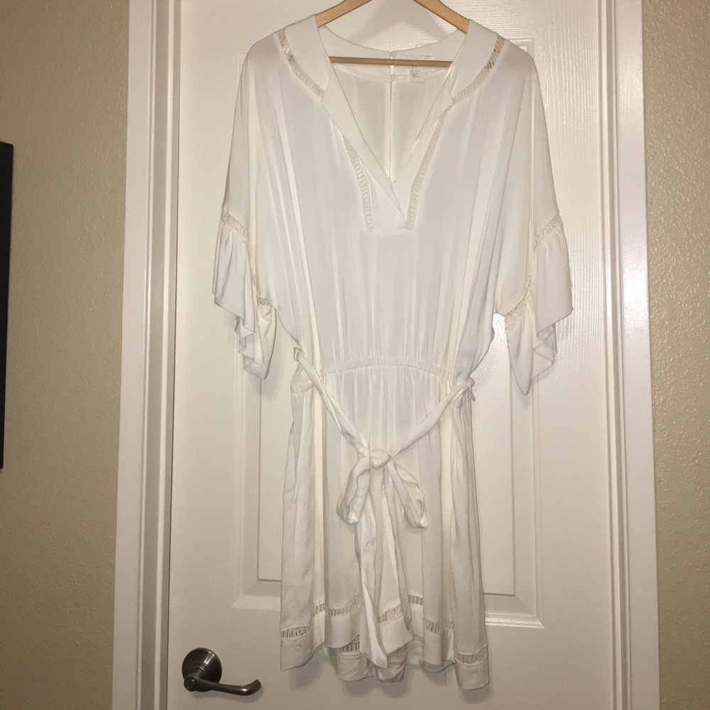 H&M White Flirty Romper