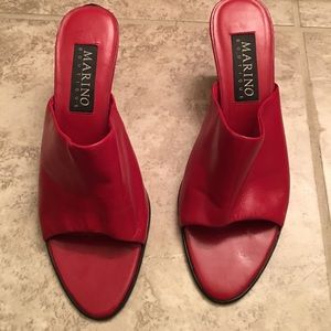 Red open toe heels perfect with a sundress!