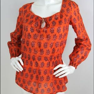 Tory Burch Evelina Floral Blouse