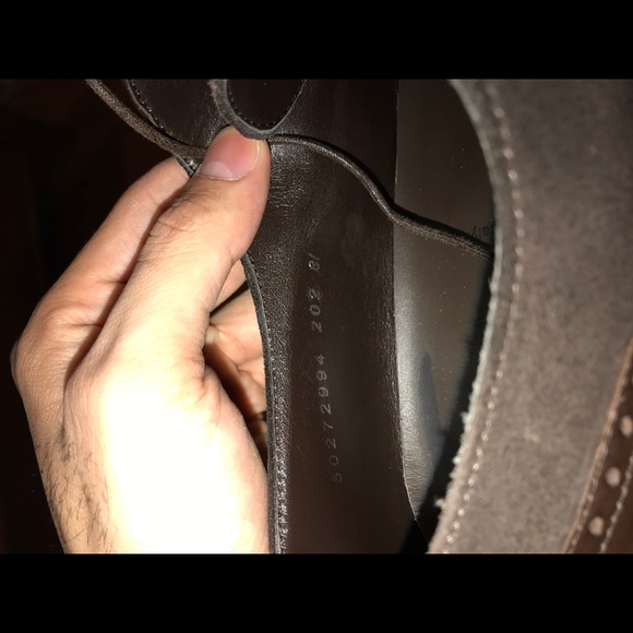 Hugo Boss Brown Leather Dress Shoes