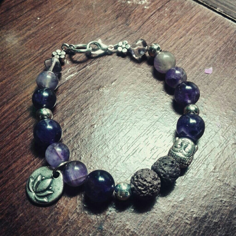 Amethyst bracelet