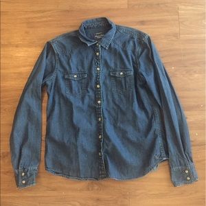 Dark denim shirt