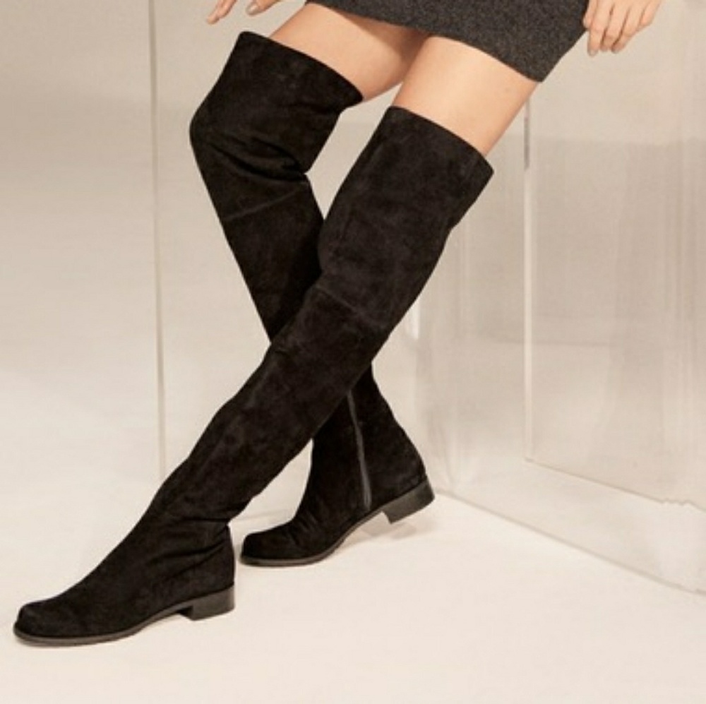 NIB Stuart Weitzman Hilo Suede Thigh high boots
