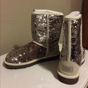 Sequin Ugg boots