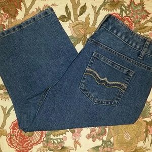 CHRISTOPHER & BANKS JEANS SHORTS Stretch Sz 4