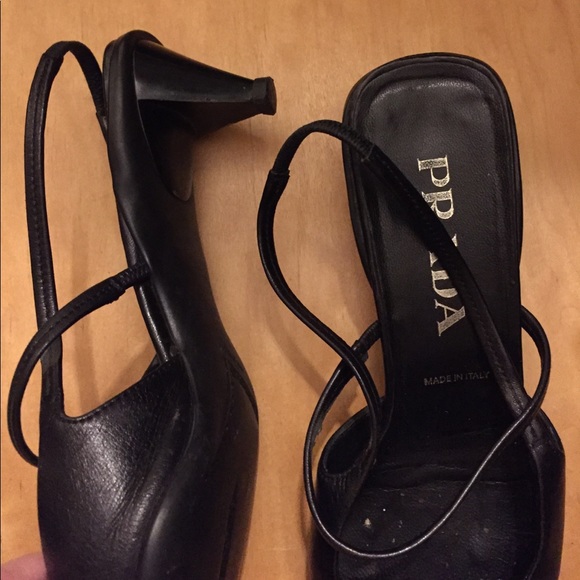 FLASH SALE!! Prada authentic sling back 7 1/2 - Picture 5 of 8