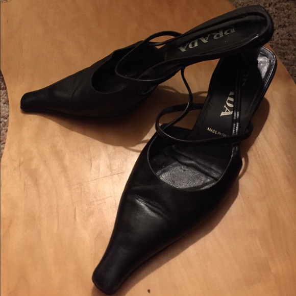 FLASH SALE!! Prada authentic sling back 7 1/2 - Picture 4 of 8