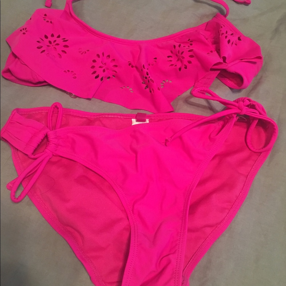 NWOT Ocean Pacific (OP) Jrs Pink Bikini Set