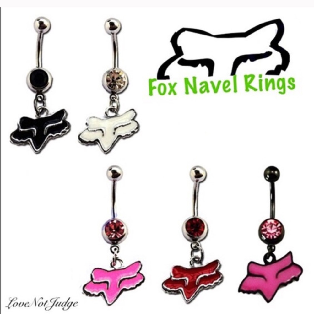 NEW WHITE FOX RACING NAVEL BELLY BUTTON RING - Picture 3 of 6