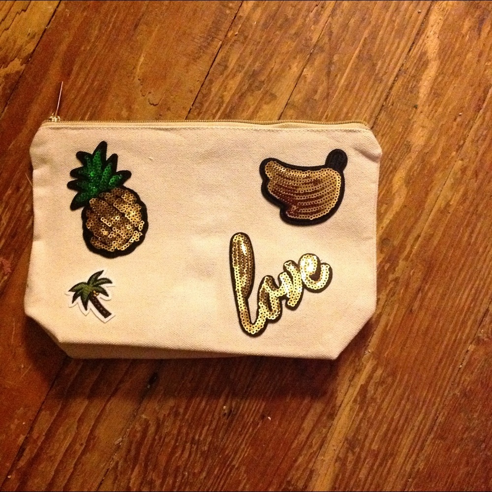 Cuuuute sequin makeup pouch/bag 