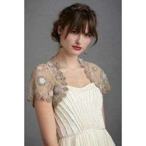 BHLDN Floral Applique Bolero