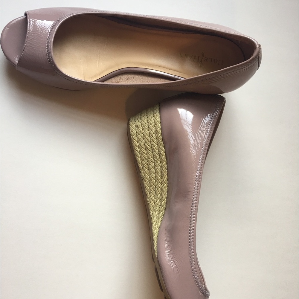 💕 Fantastic Cole Hahn mini espadrille wedges!! 💕