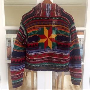 Colorful & Warm Aztec Cardigan