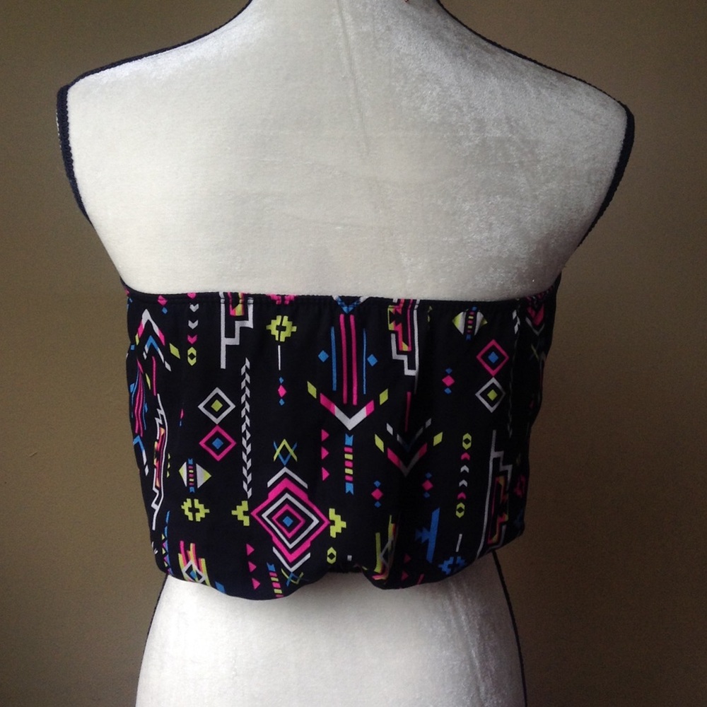 Fun Printed Tube Top - Picture 2 of 3