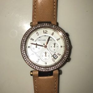 Michael Kors leather watch