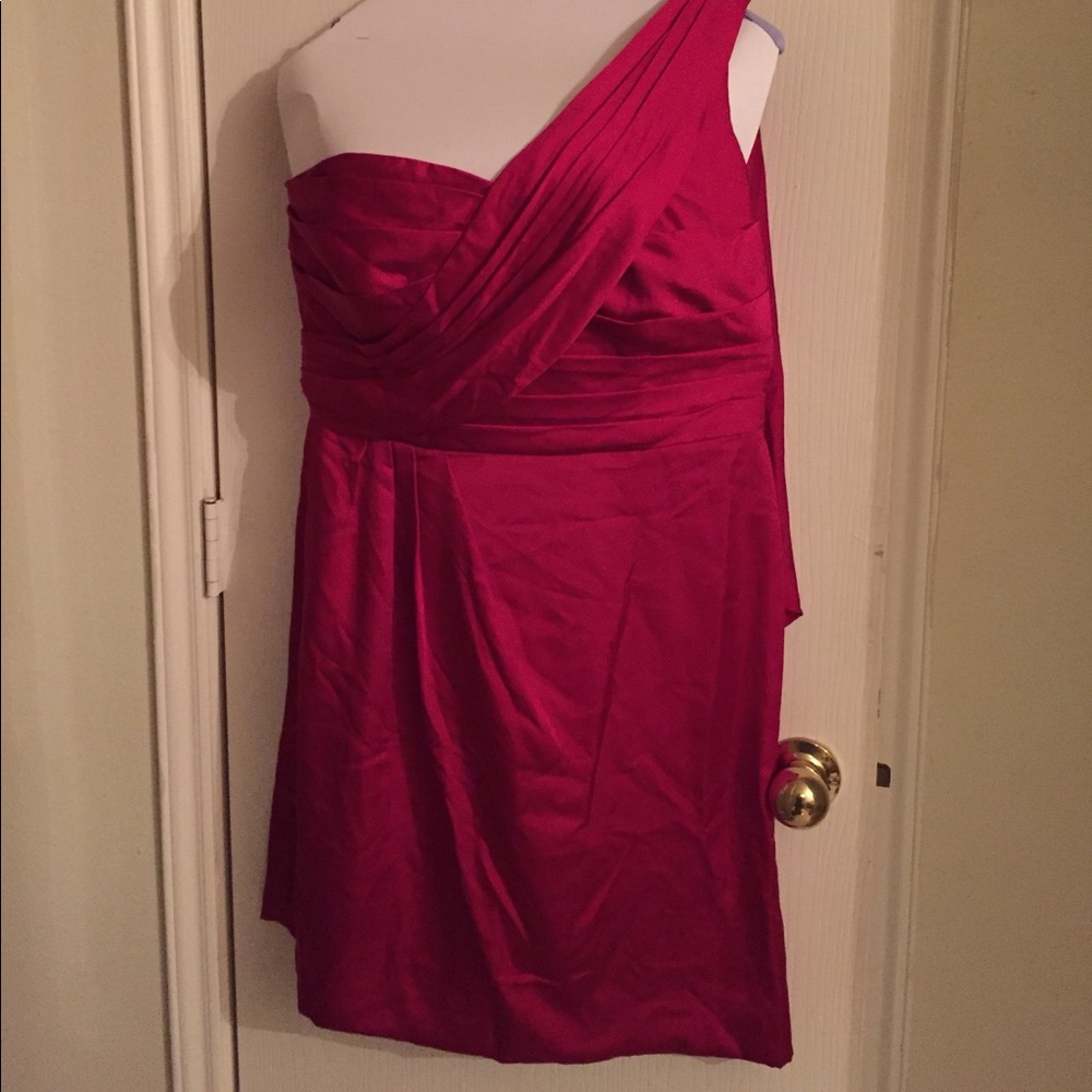 Red cocktail dress