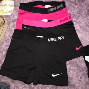 Nike Pro Pink and Black Bundle