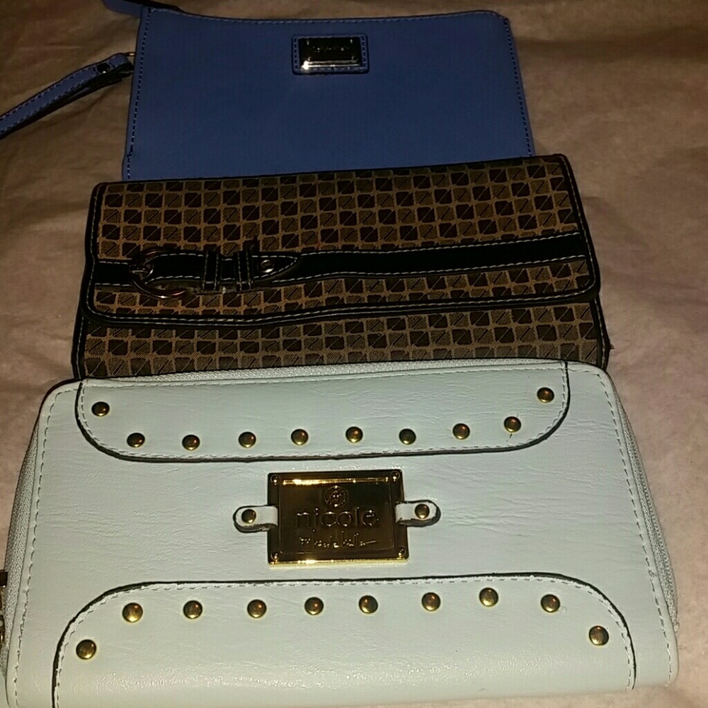 Nicole, calvin klein, nine &Co wallets
