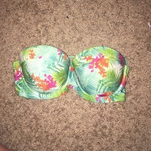 Tropical swim suit top