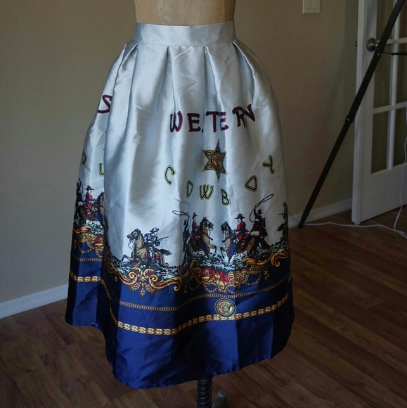 unknown Dresses & Skirts - Gorgeous Western Themed Full Skirt nwot
