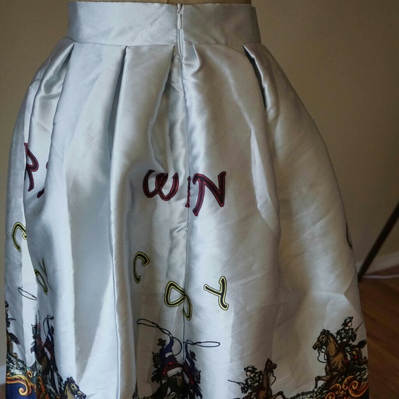 Gorgeous Western Themed Full Skirt nwot - Picture 4 of 6