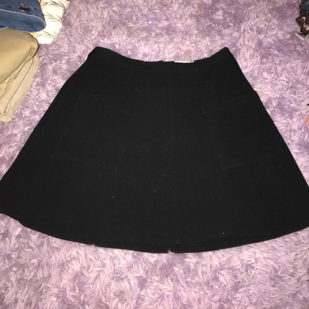 Silence + Noise Black Miniskirt with Pockets