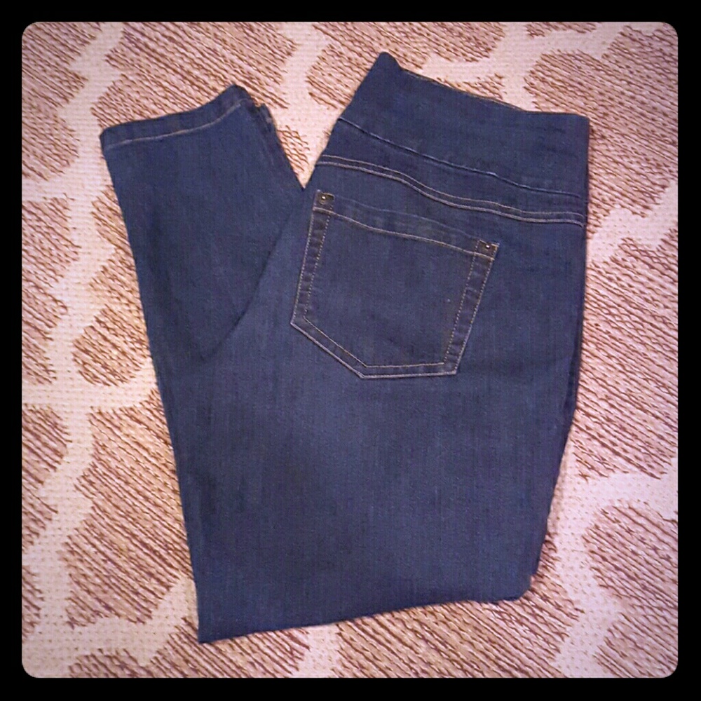 SOLD HUE Denim Capris M