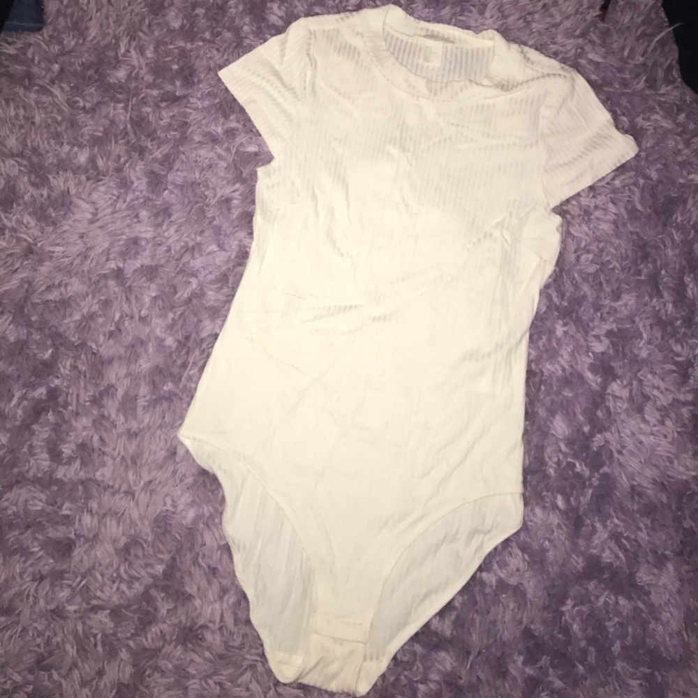 White H&M Bodysuit