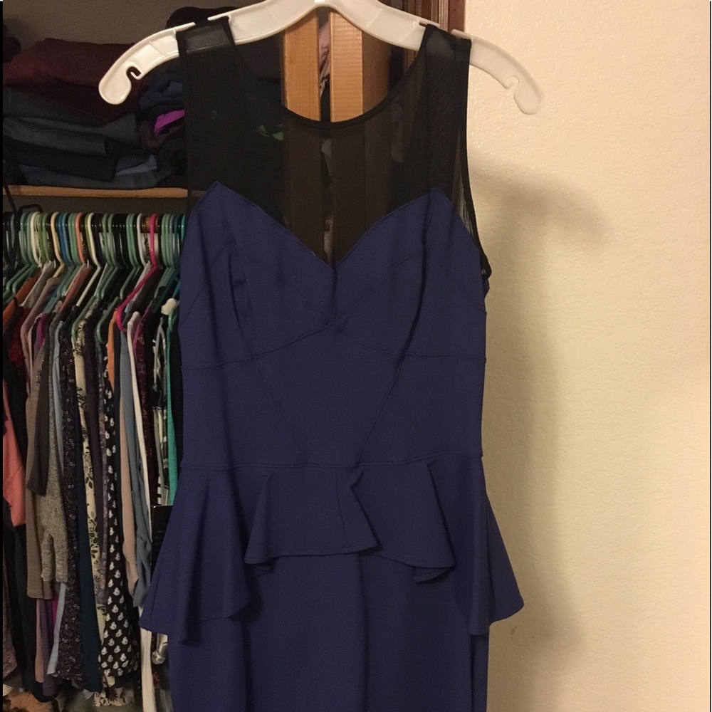 Sexy Peplum Bebe Dress Medium NWT