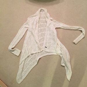 White Abercrombie and Fitch sweater!