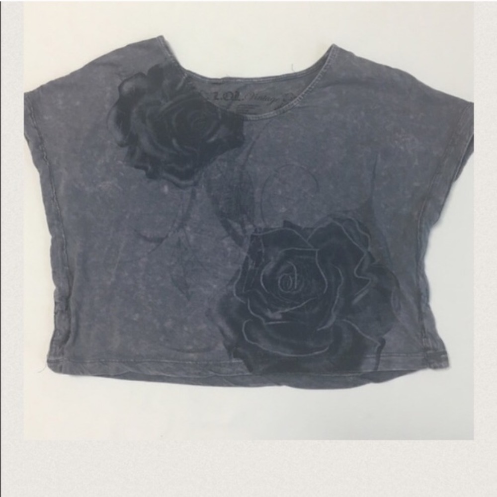 lol vintage crop top