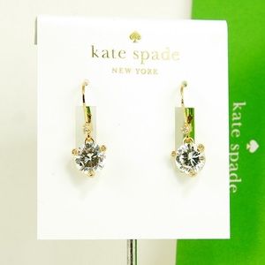 Kate Spade rise shine laver back earrings gold