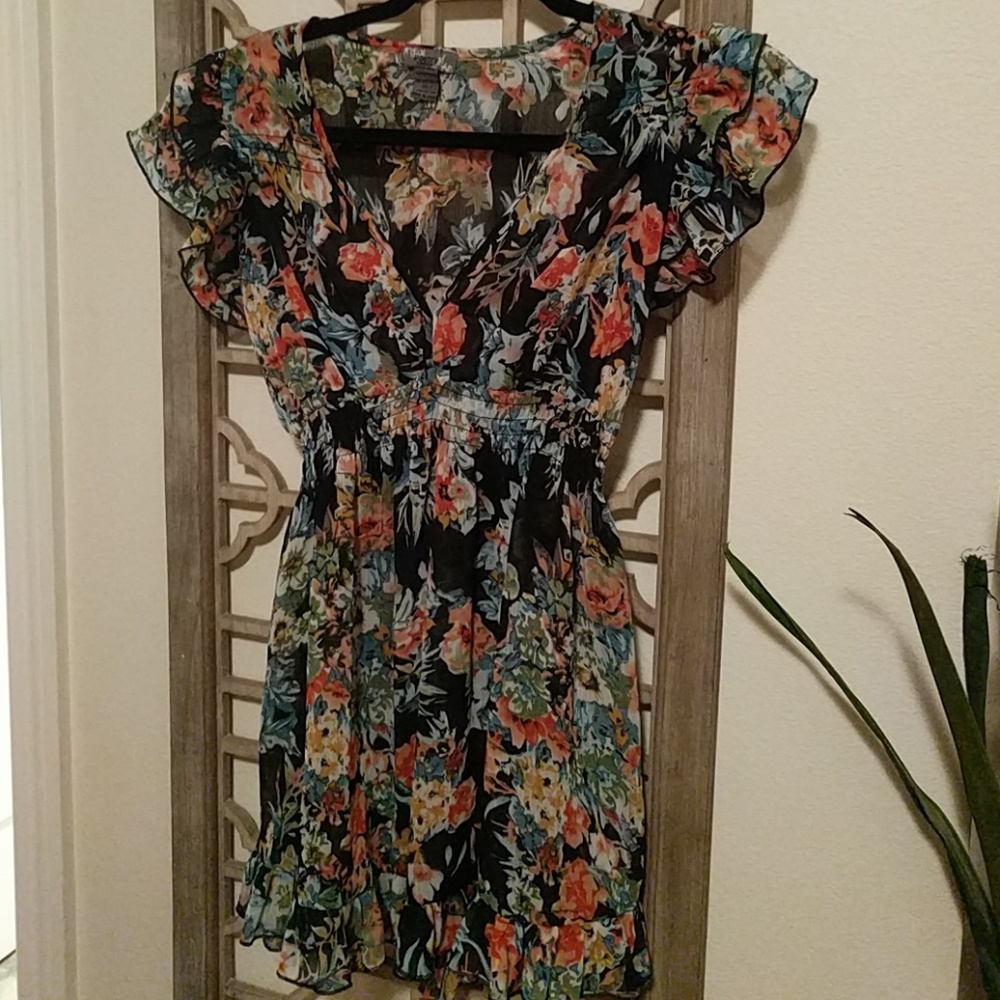 Sheer tunic