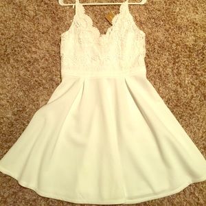 Crochet A-Line Dress