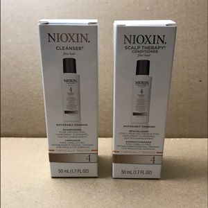 Nioxin 4 Shampoo and Conditioner (Travel Size)