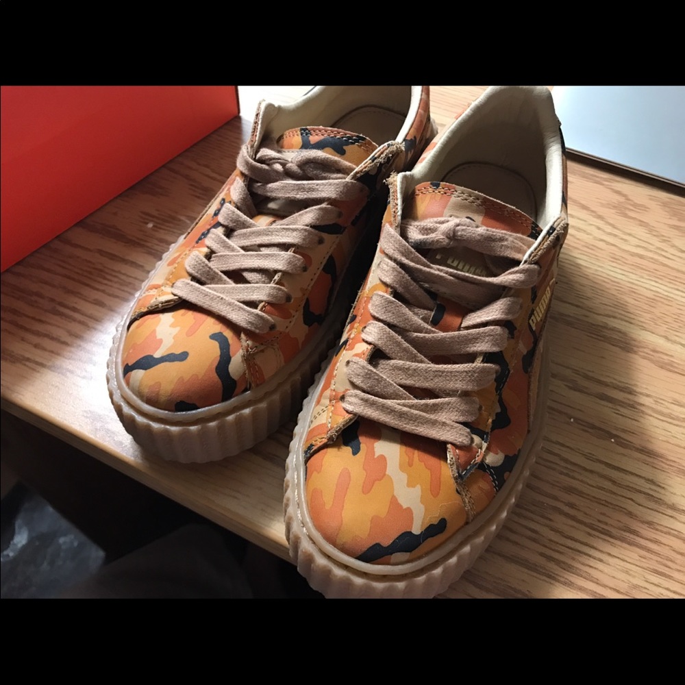 Puma suede creepers camo Rihanna