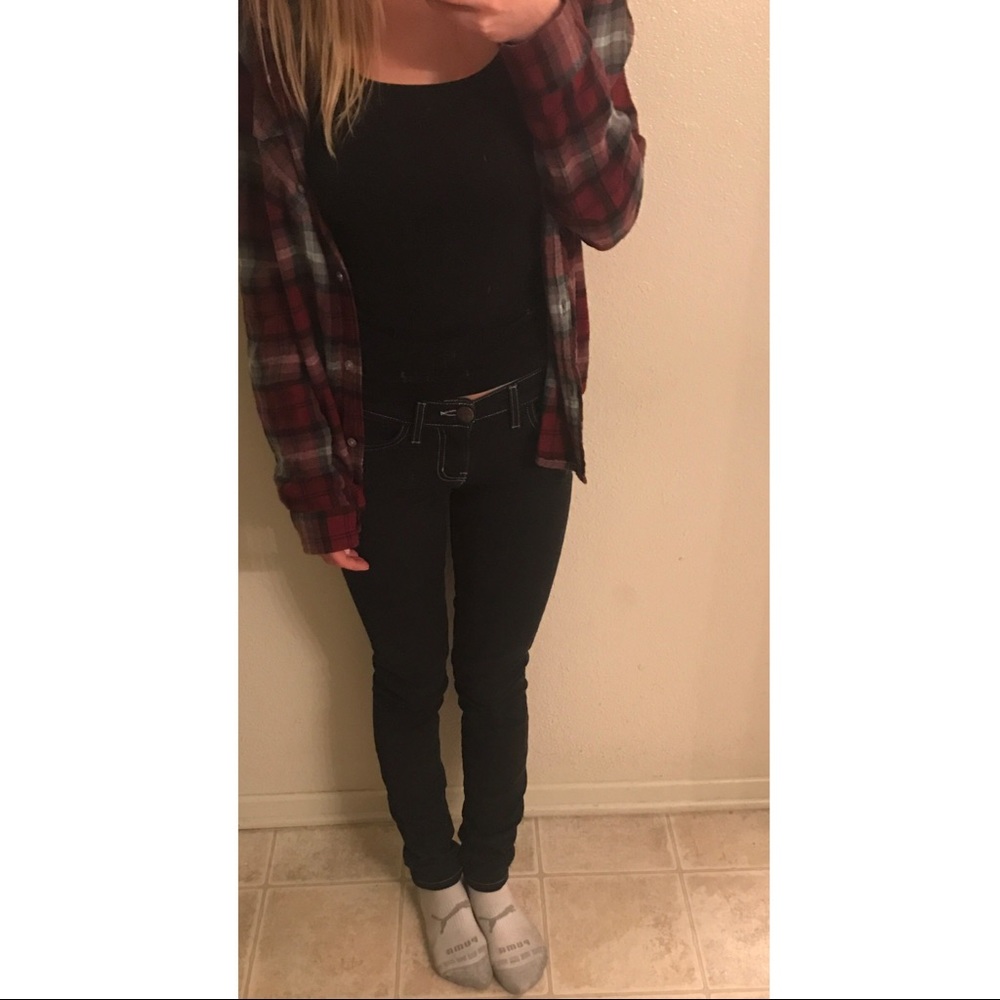 Current/Elliot Black Skinny Jeans