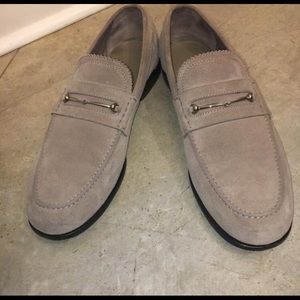 Gucci Men's Suede Khaki Loafer - 286771