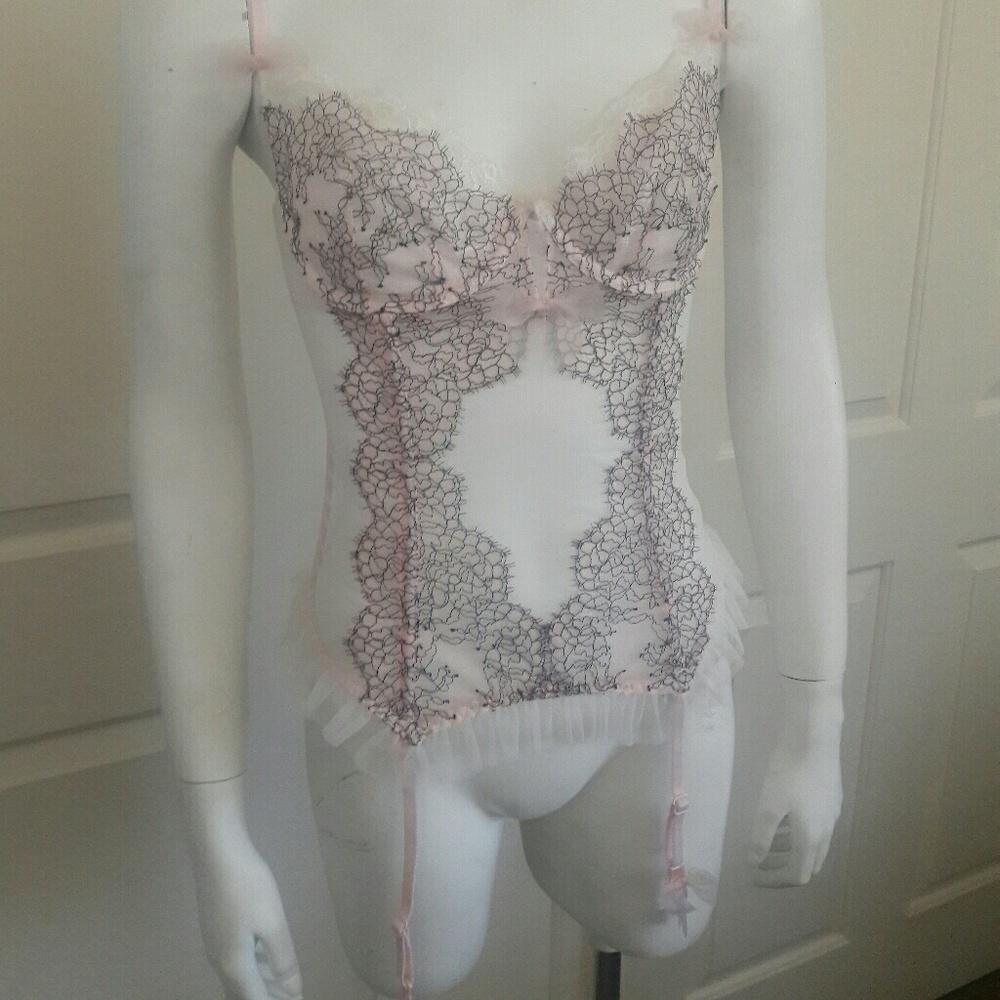 Soft pink Victoria's secret corset
