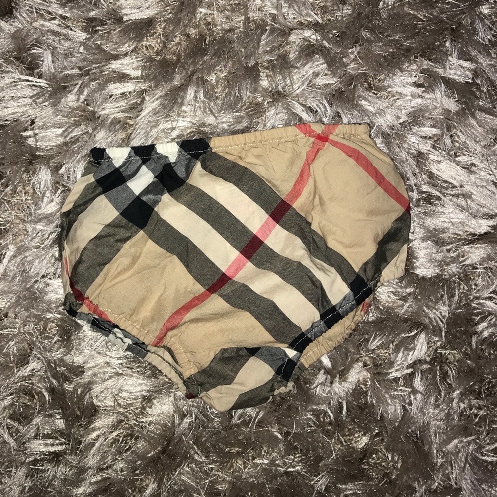 Burberry diaper cover