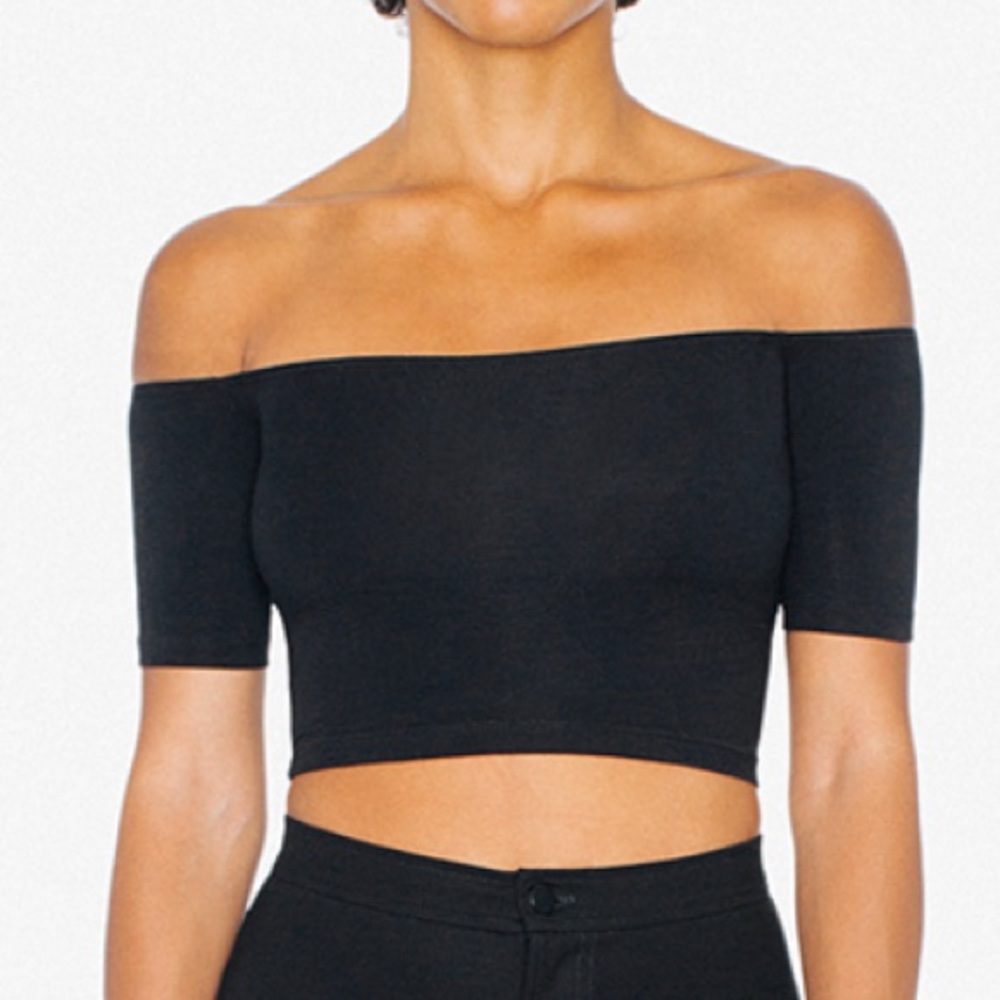 🚫SOLD🚫 Cotton Spandex Off-Shoulder Top