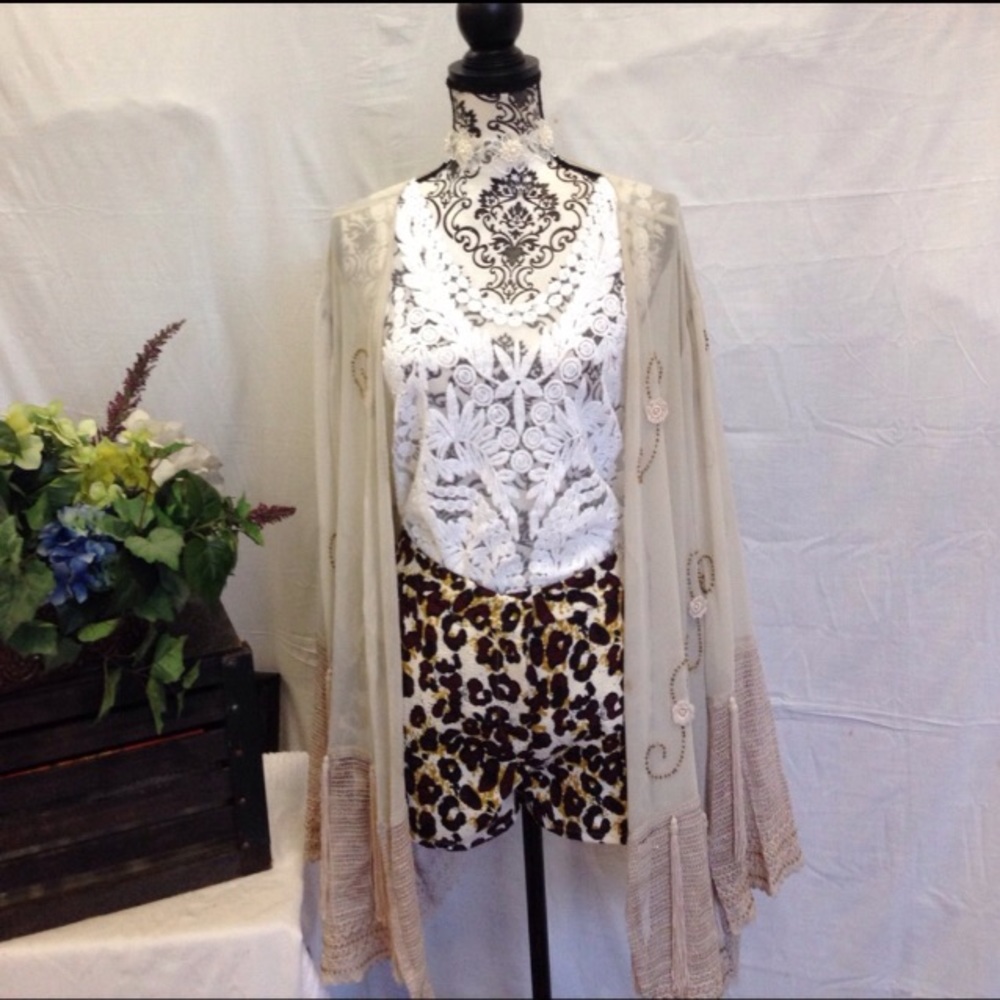 NWT Dressy Leopard Shorts