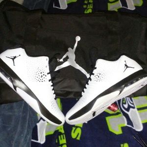 Jordan duffle bag & shoes